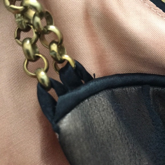 👋🎯NWT Nancy Rose Overlay Dress Brown Size 2 - Picture 7 of 10